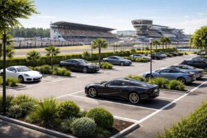 Devenir rentier grâce à l&rsquo;automobile : investir dans parking premium près circuit du Mans rapporte 8%