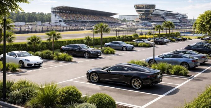 Devenir rentier grâce à l&rsquo;automobile : investir dans parking premium près circuit du Mans rapporte 8%