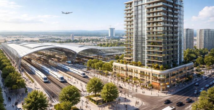 Investir dans des biens immobiliers proches des gares TGV et aéroports pour rentabilité maximale