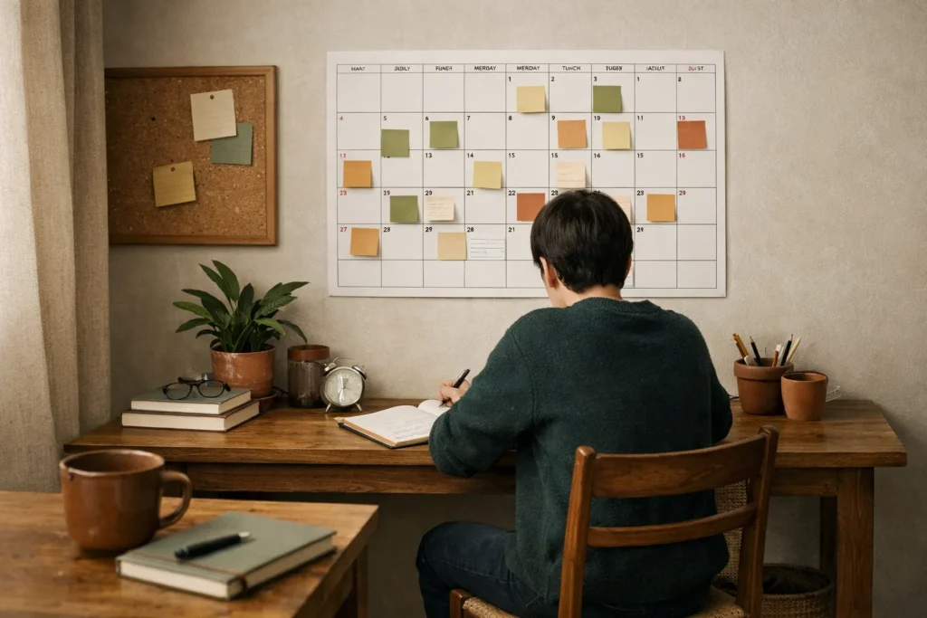 Apprendre seul demande un calendrier, pas de la motivation