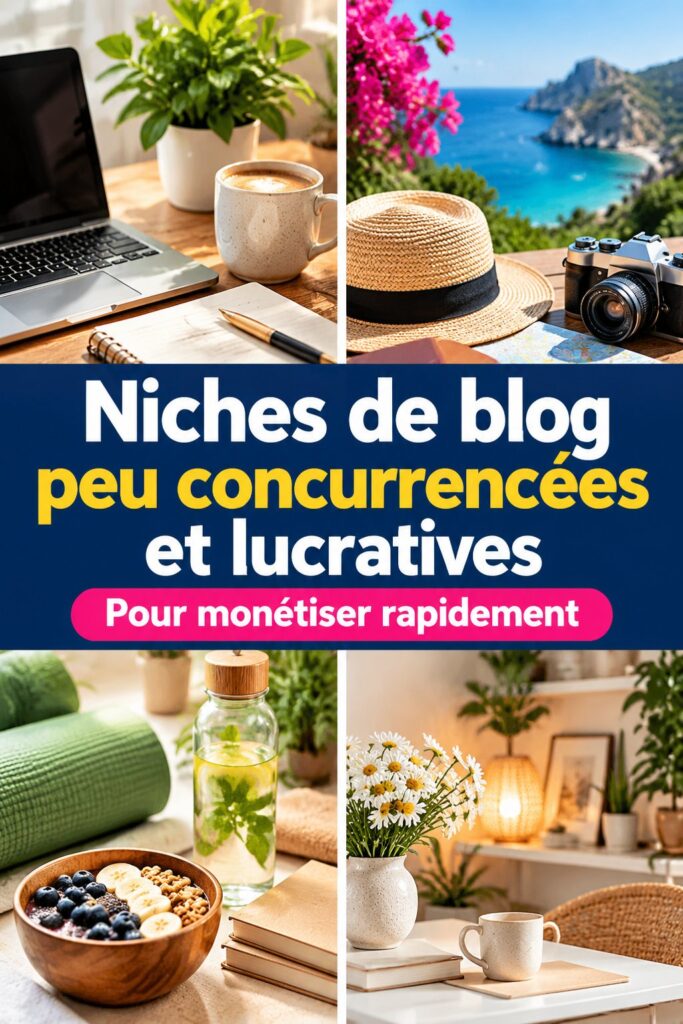 Niches de blog peu concurrentes et lucratives